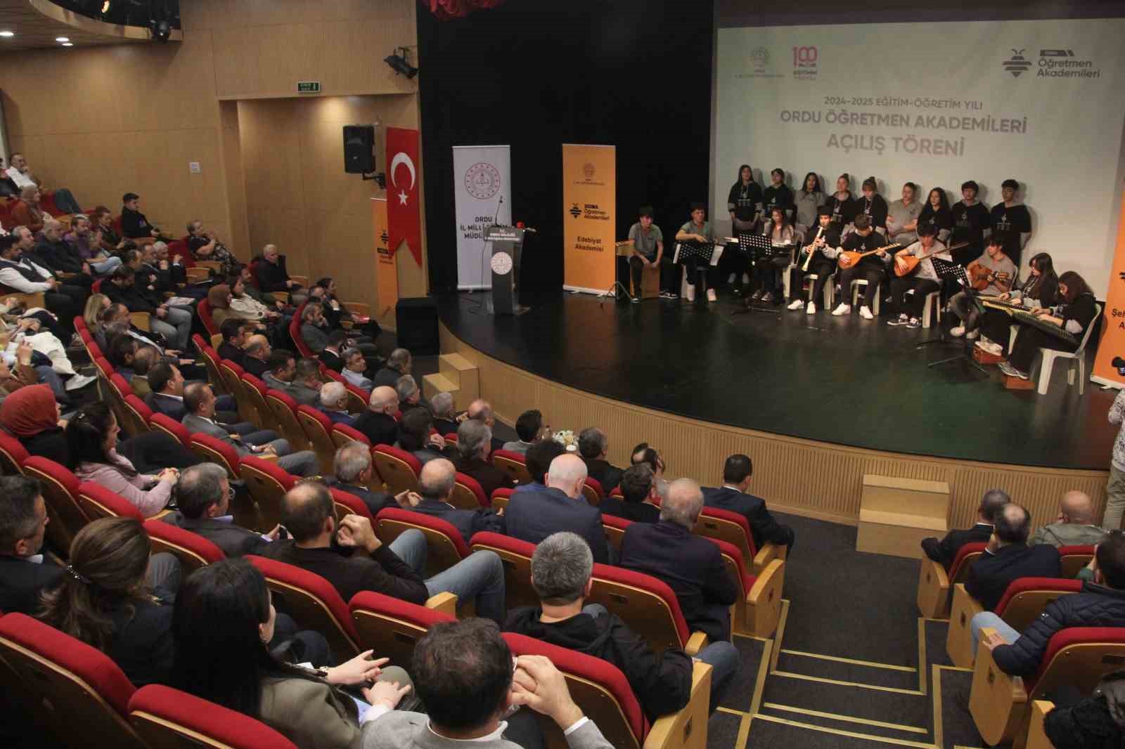 Orduda Öğretmen Akademilerinin Açılış Programı Düzenlendi