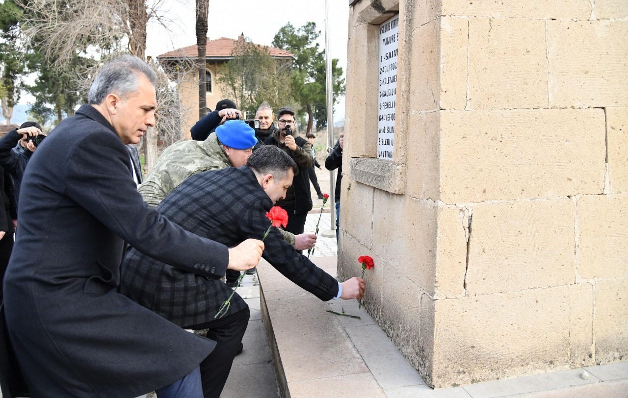 Osmaniyenin Kurtuluş Şehitleri Mamure Tren İstasyonunda Dualarla Anıldı