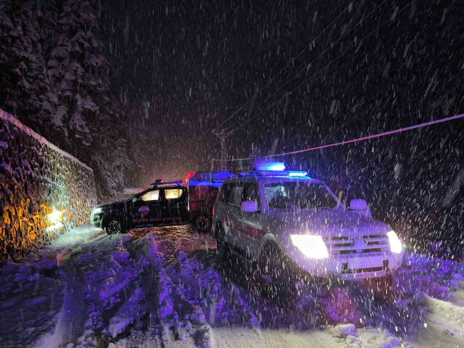 Rizede Karda Kayan Kamyonet Dereye Uçtu: 3 Yaralı