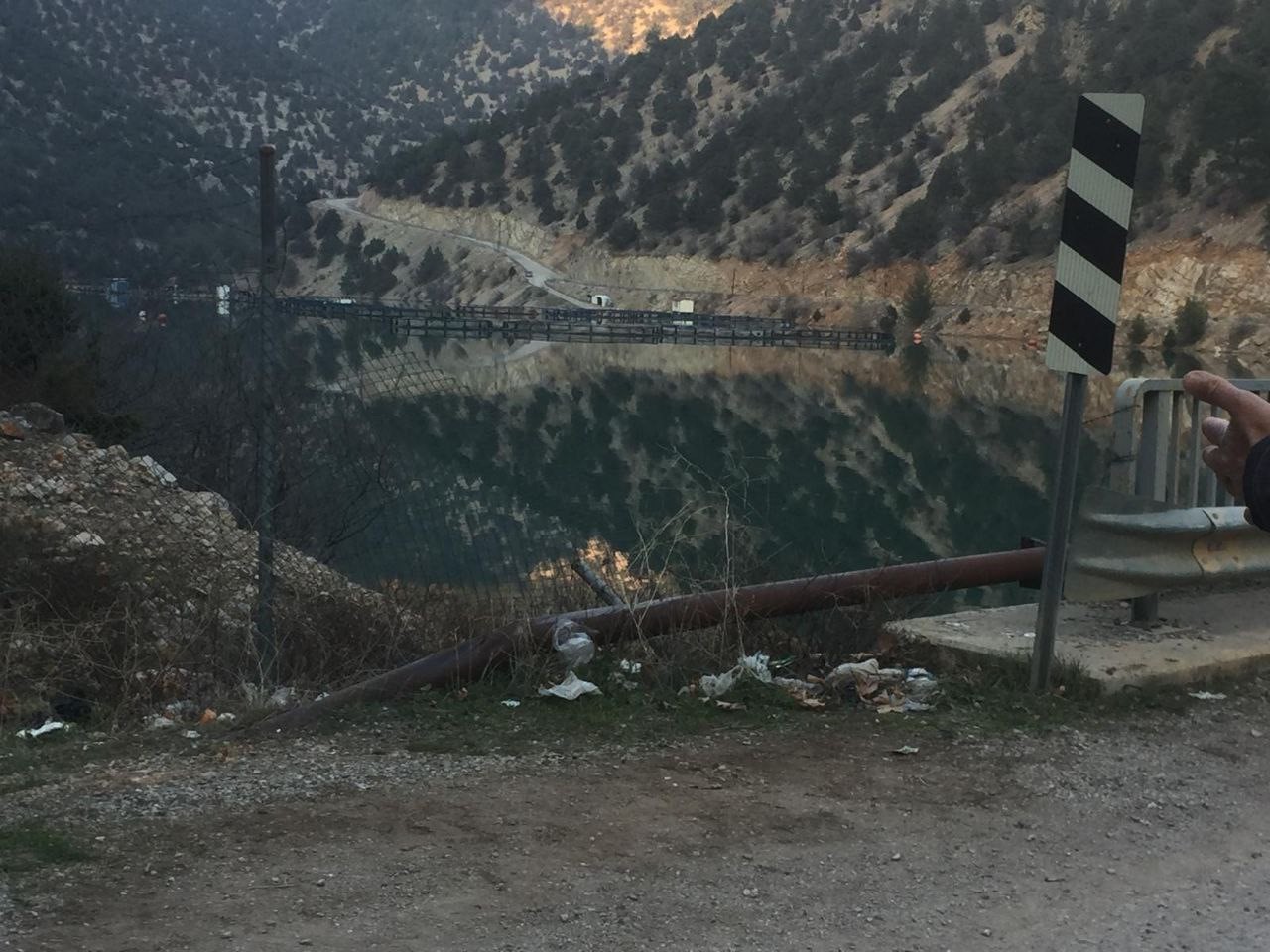 Saimbeylide Baraja Düşen Otomobilin Sürücüsü Kayboldu