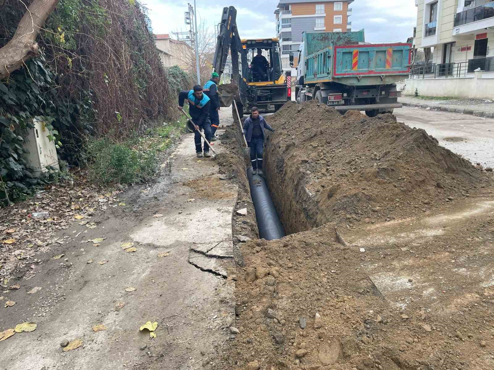 Salihli Yeşilyurtta Taşkın Sorunu Ortadan Kalktı