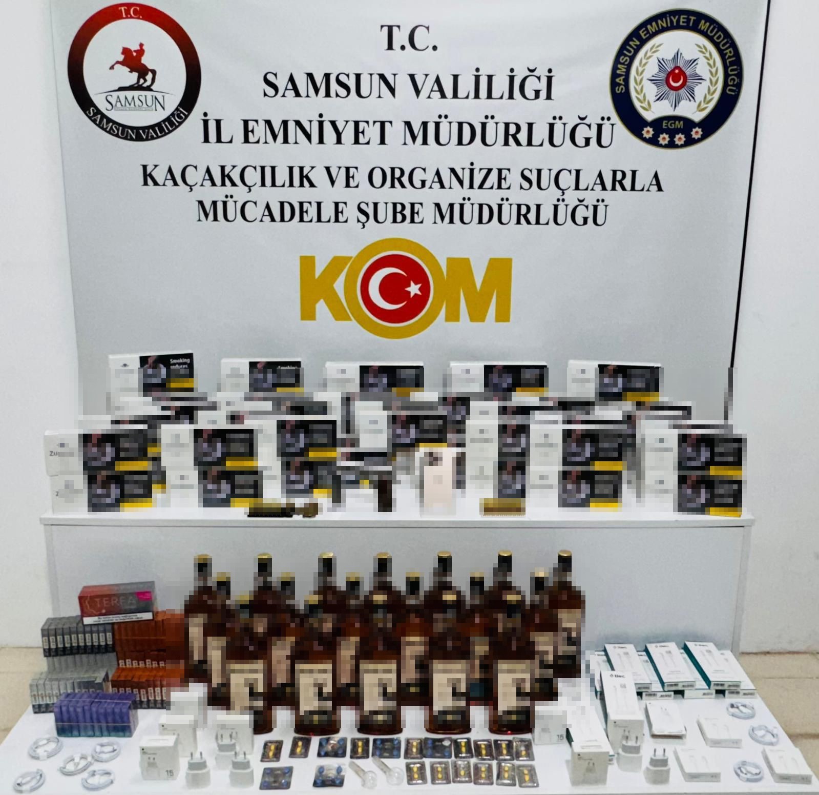 Samsunda Kaçak Ve Sahte İçki Operasyonu: 13 Gözaltı