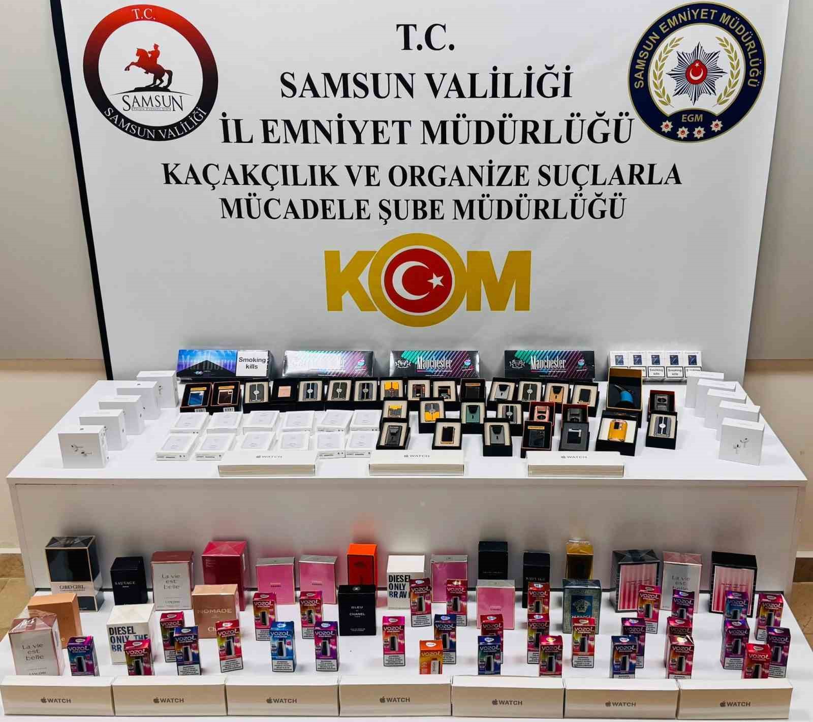 Samsunda Kaçakçılık Operasyonu: 4 Gözaltı