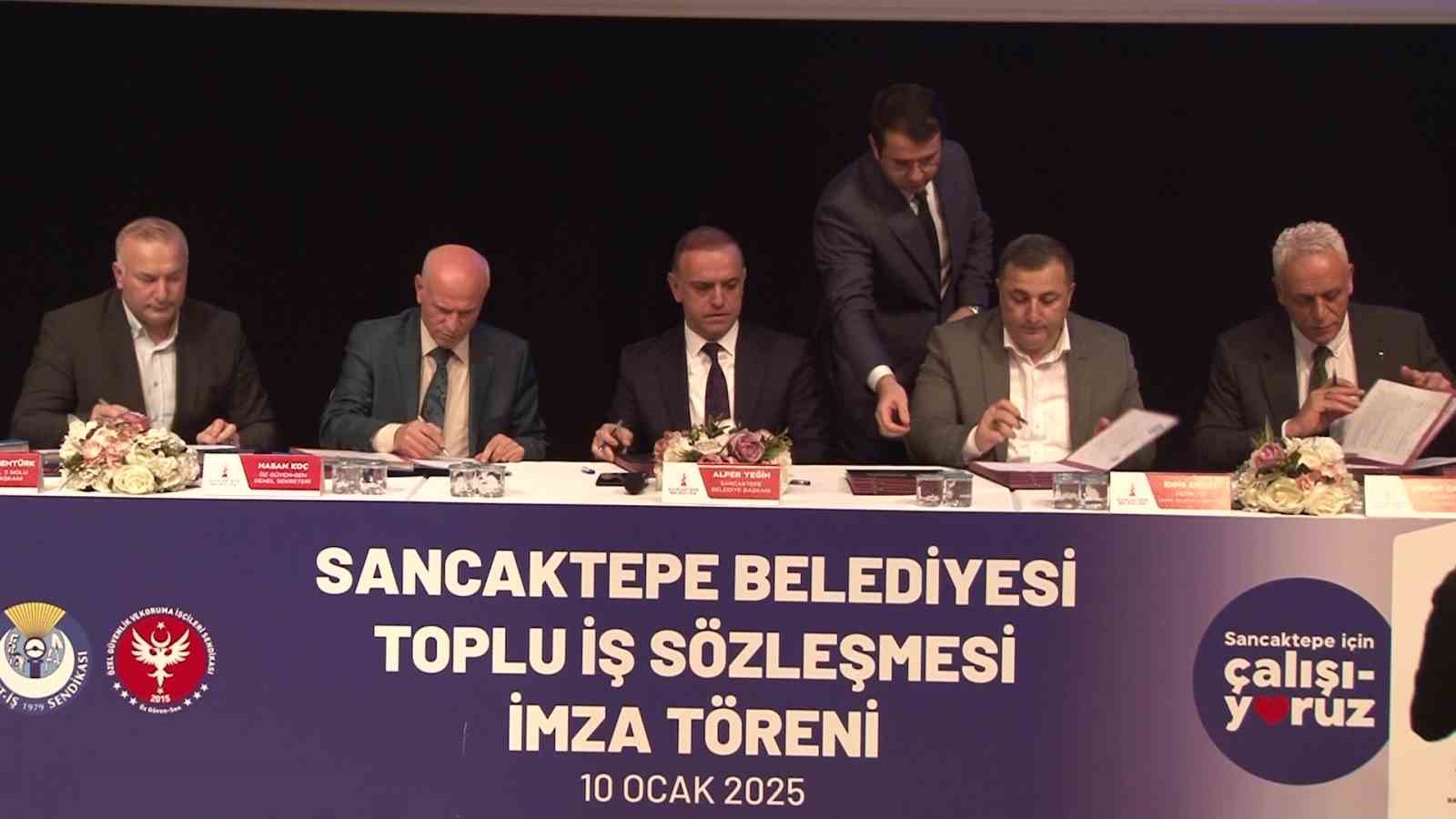 Sancaktepe Belediyesinde Toplu İş Sözleşmesi İmzalandı