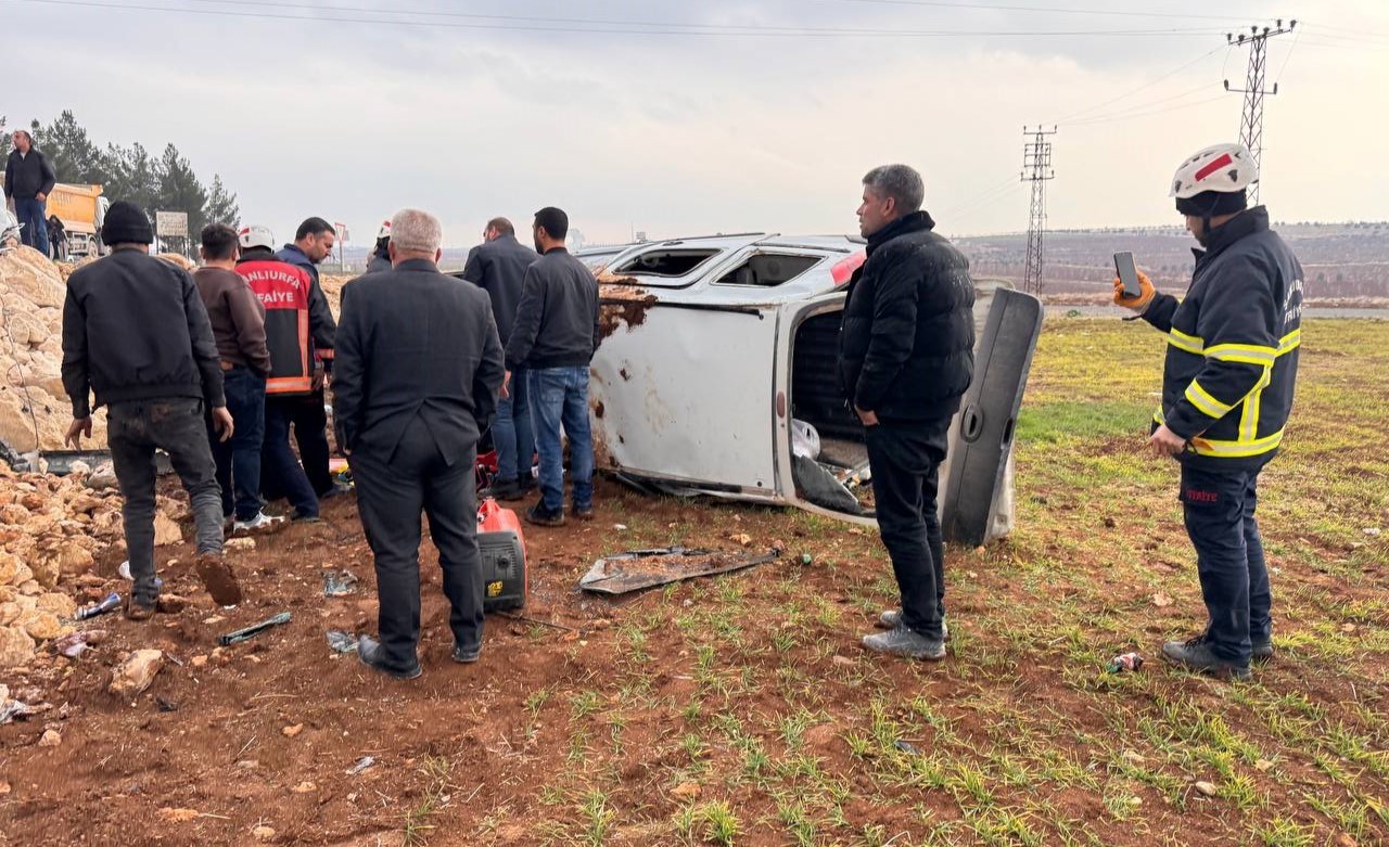 Şanlıurfada Trafik Kazası: 2 Yaralı