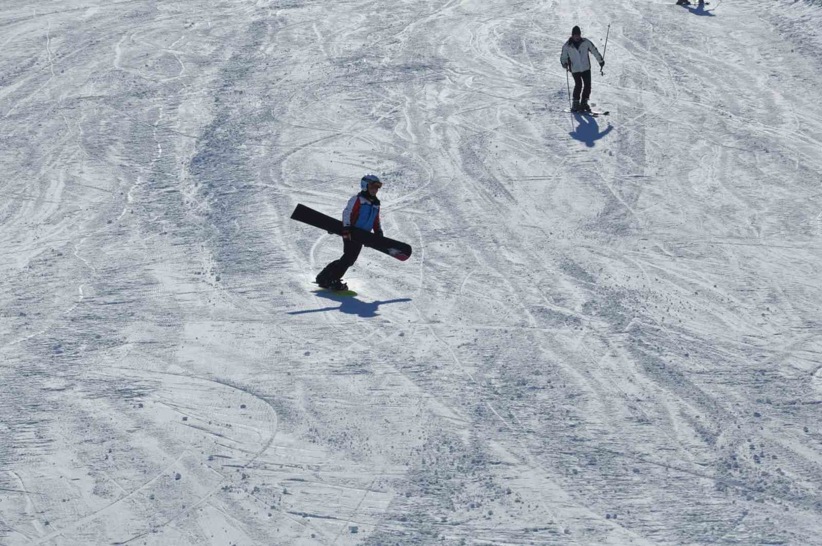 Sarıkamış Kayak Merkezinde Kar Kalınlığı 55 Santim