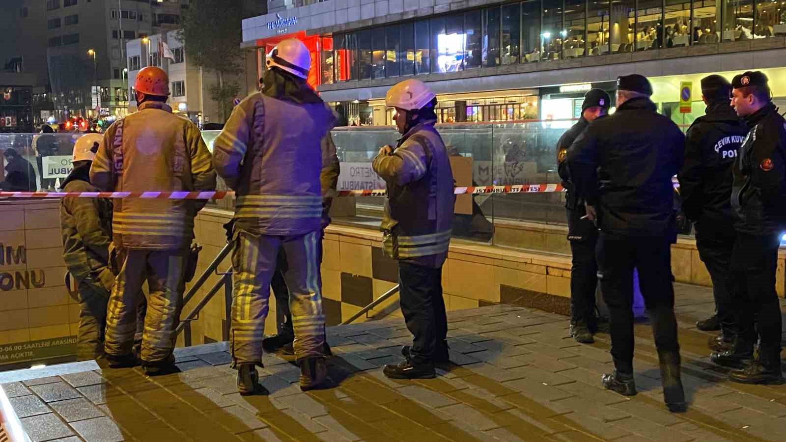 Seyrantepe-Hacıosman Metro Hattının Taksim Durağında İntihar