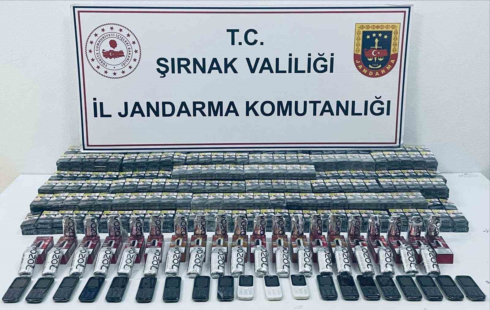 Şırnakta Jandarma 4 Milyon 571 Bin Tllik Kaçakçılığı Önledi