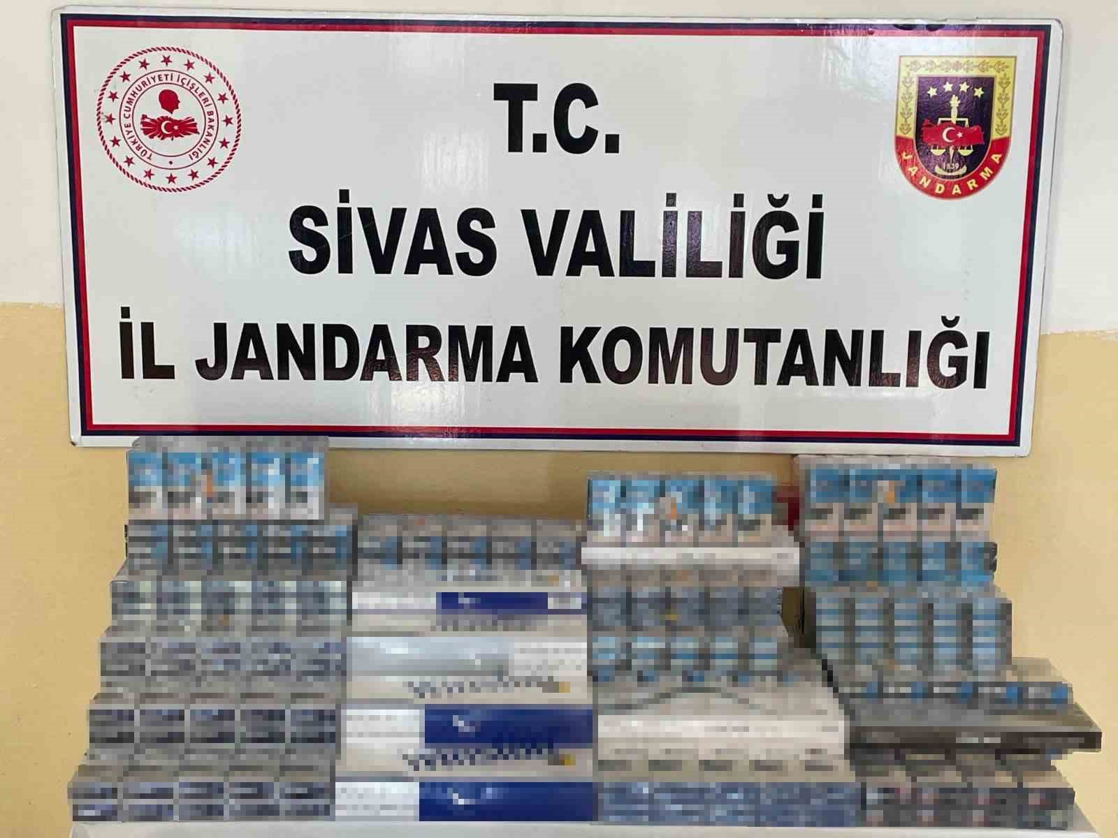 Sivasta Bir Ayda 2 Bin 510 Paket Kaçak Sigara Ele Geçirildi