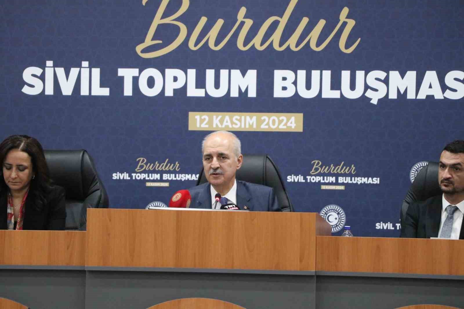 Tbmm Başkanı Numan Kurtulmuş: Türkiye Artık Kendi Eksenini Tahkim Ediyor