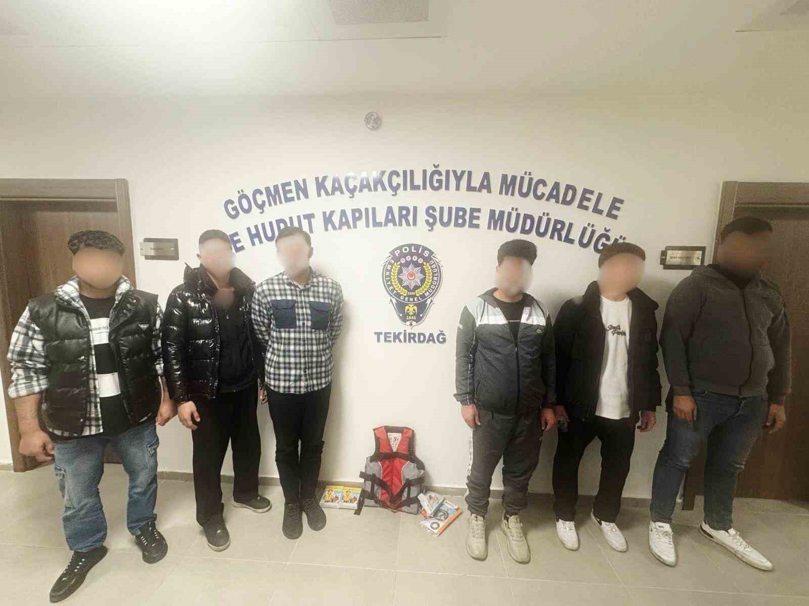 Tekirdağda Göçmen Kaçakçılığı Operasyonunda 3 Organizatör Tutuklandı