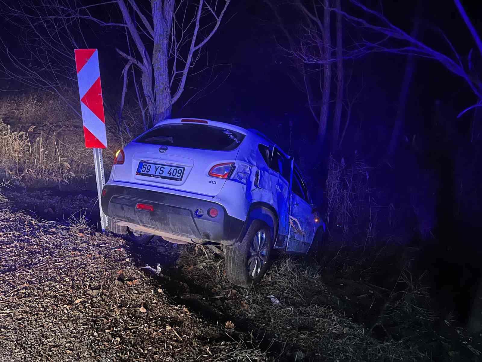 Tekirdağda Yeni Yılın İlk Kazası