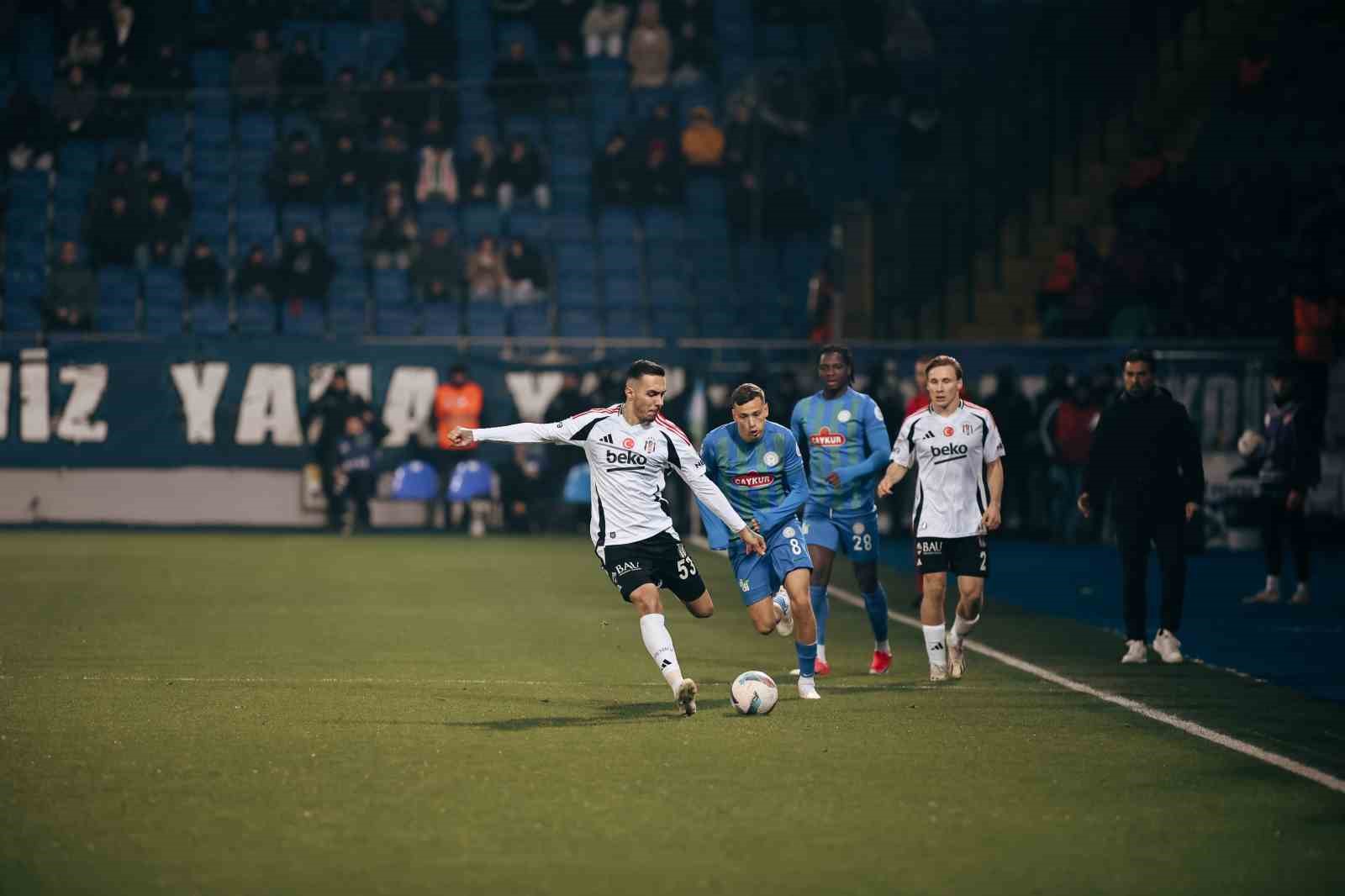 Trendyol Süper Lig: Çaykur Rizespor: 1 - Beşiktaş: 1 (Maç Sonucu)