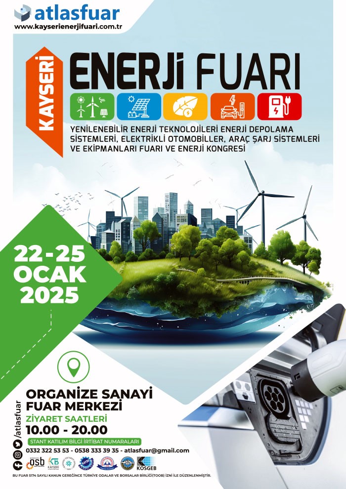 Uluslararası Enerji Fuarı Kayseride Yapılacak