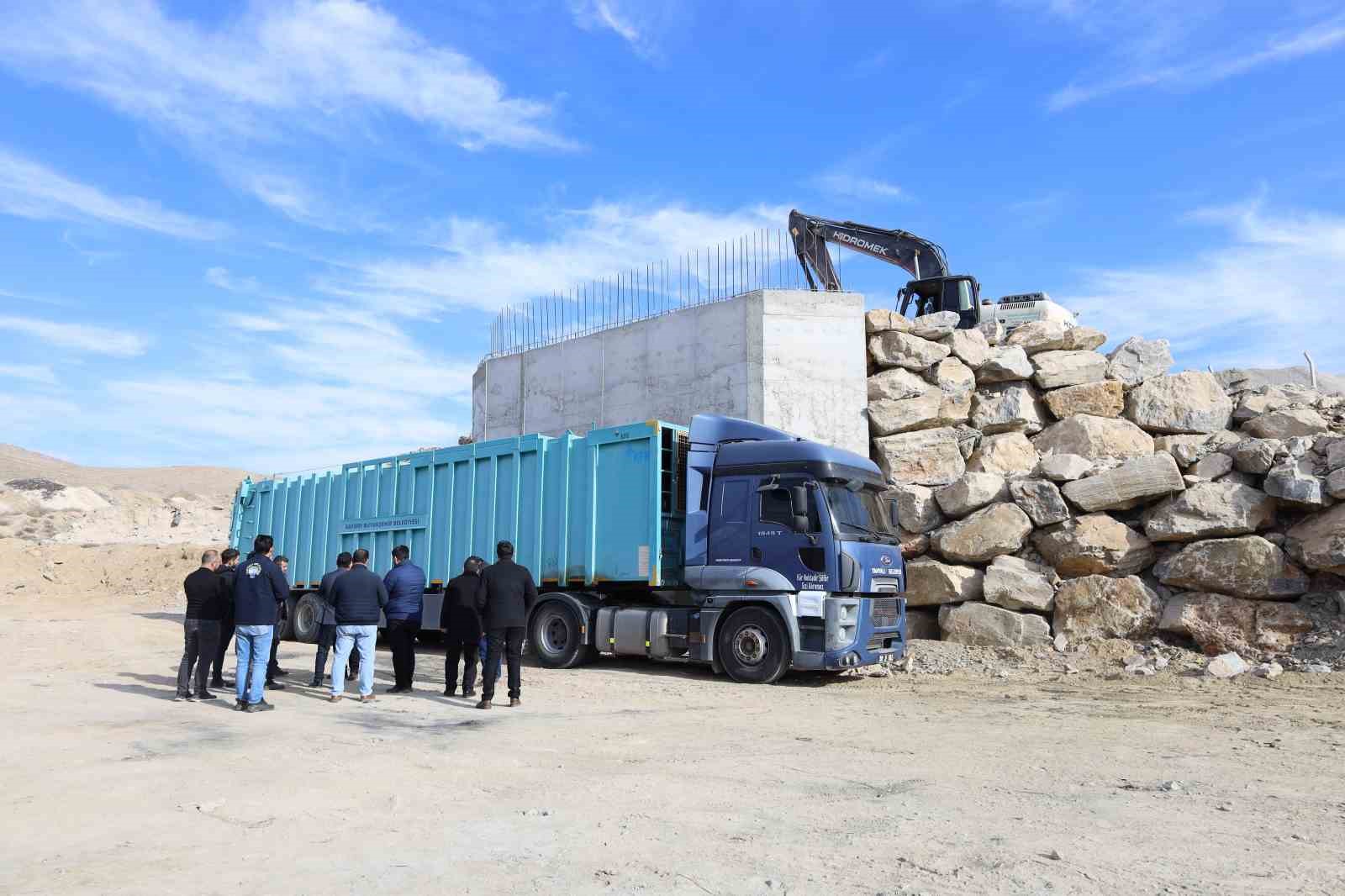 Yahyalıya Katı Atık Aktarma İstasyonu Kuruldu