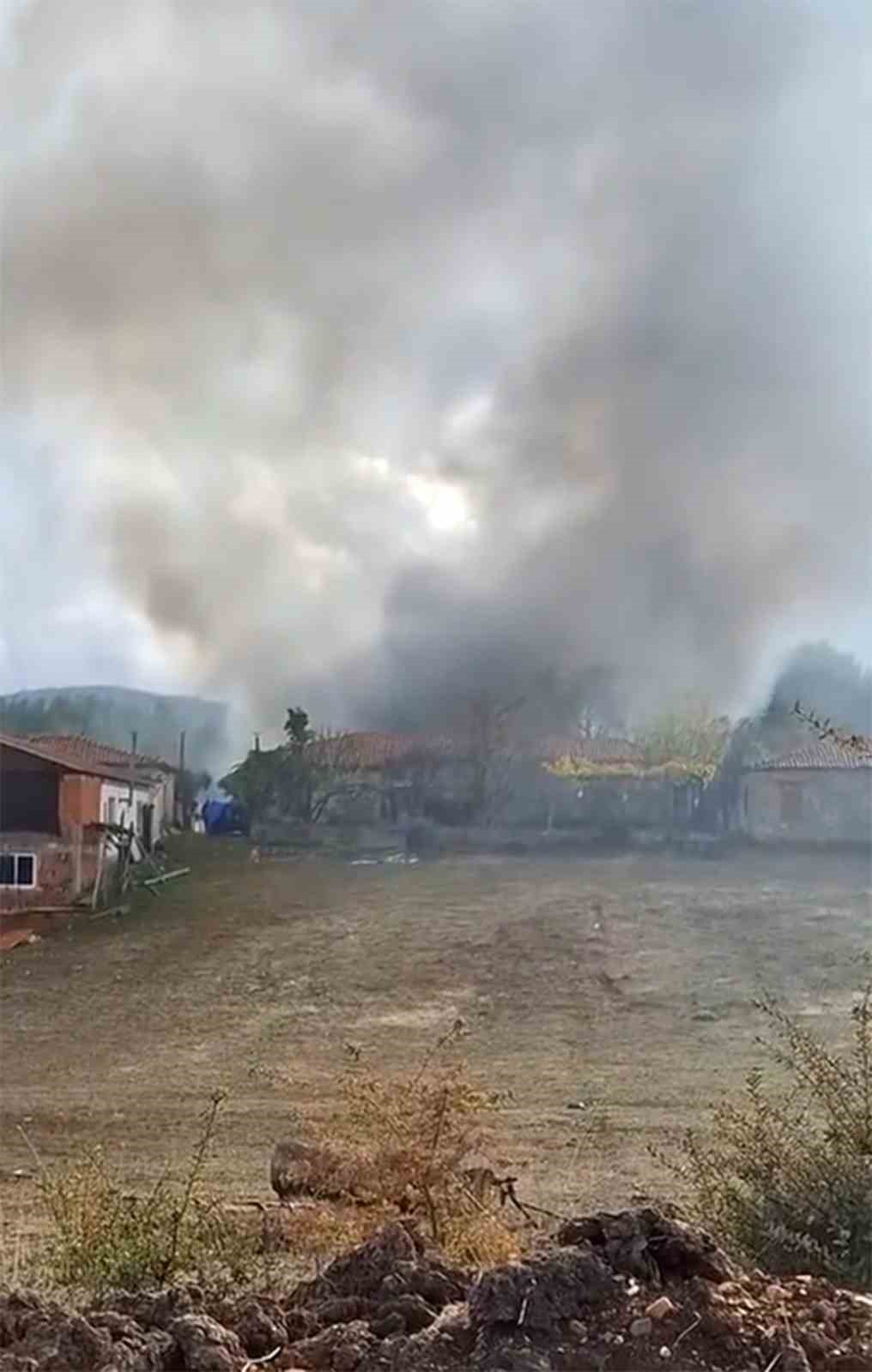 Yerkesikte Ev Yangını