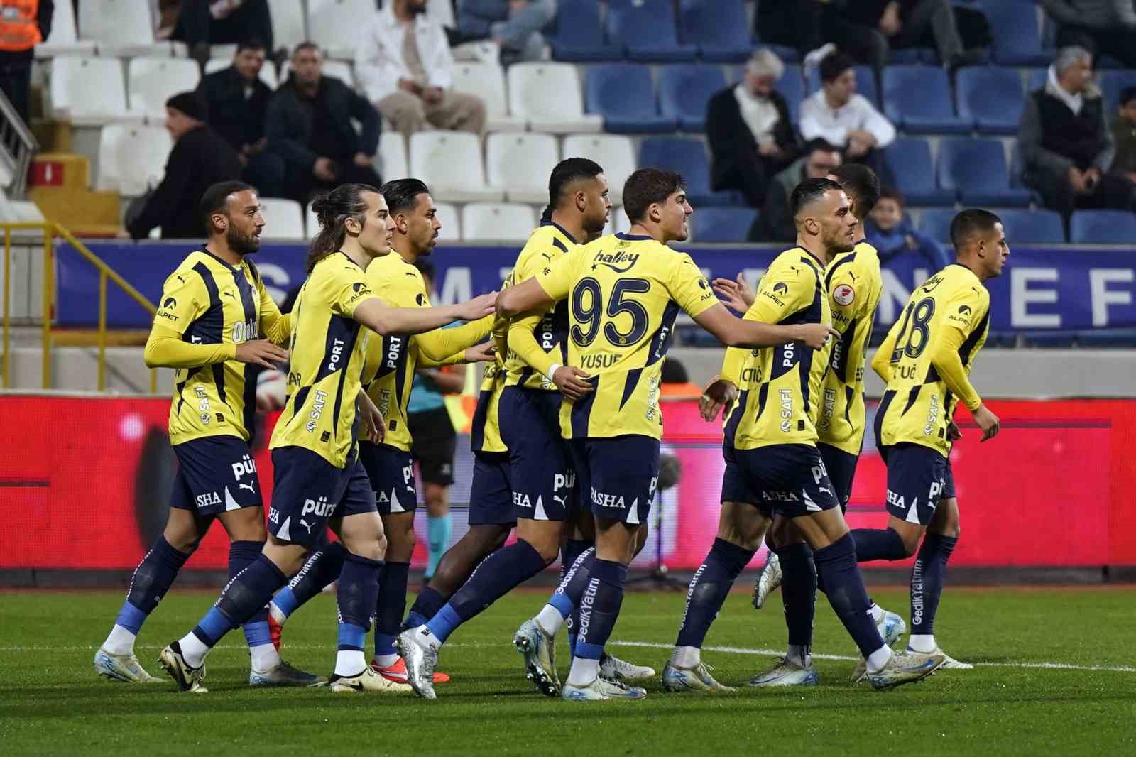 Ziraat Türkiye Kupası: Kasımpaşa: 0 - Fenerbahçe: 1 (Maç Devam Ediyor)